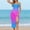 01-Hot Pink, variant on SwiftWear Women's Multi-Way Pareo Beach Cover Up & Wrap Dress - Lightweight Sarong for Swimwear, Vacation & Poolside