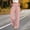 Pink, variant on Women Elastic High Waist Straight Leg Trousers, Solid Textured Fabric Wide Pants with Large Front Patch Pockets for Summer Daily Vacation Wear(Pink,S)
