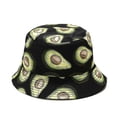 thumbnail image 1 of Unisex Reversible Avocado Print Bucket Hat Sun Cap For Men Women A, 1 of 3