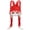 Red, variant on Vjnyvs Bunny Headwear Animal Rabbit Head Plush Hat for Easter Halloween Party