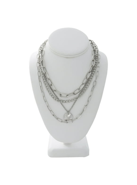 4 Piece Pendant Necklace Set