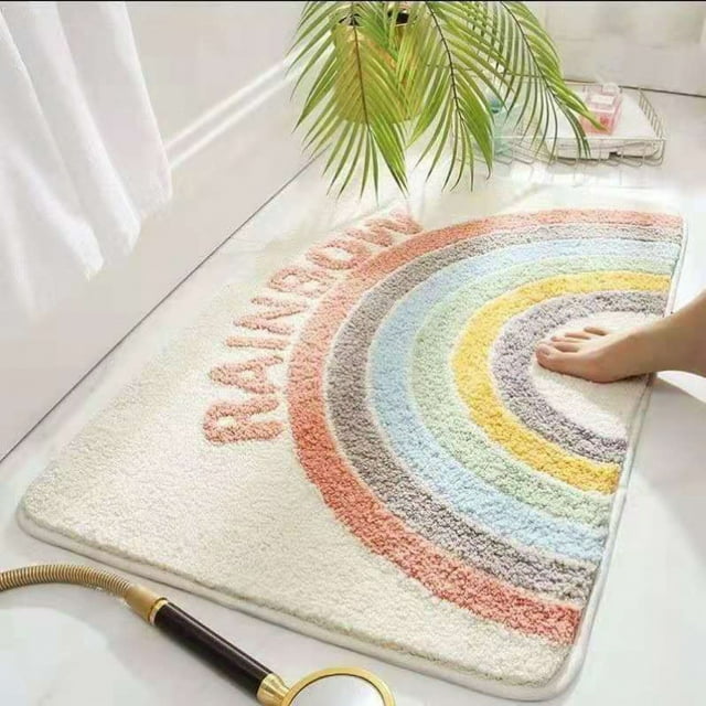 Tapis d'Entrée, Tapis de Porte Intérieur Anti Tapis de Porte d'Entrée Esthétique Élégant
