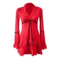 thumbnail image 6 of Ladies Nightgowns Babydoll Dress For Women Red Dresses For Women Sexy Lace Dress Womens Sexy Lingerie, 6 of 8