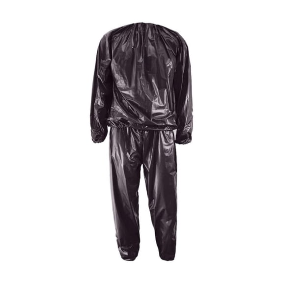 Elastic Collar Sauna Suit For Gym Running Promotes Fat Burning Sweat Inducing