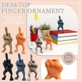 thumbnail image 3 of Promotion!Estatuilla interesante adorno de escritorio estatuilla ornamental impermeable artesanía jardín decoración del hogar, 3 of 7