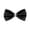 Black, variant on Bow Ties for Men, Solid Color Pre-Tied Adjustable Bowtie for Weddings School Uniform Graduation Celebration