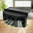 thumbnail image 1 of Interior Succión Refrigerador Eléctrico Enfriador Automóvil Portátil Ventilador Solar Carga 2.4V para Camiones Vehículos SUV, 1 of 9