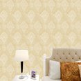 thumbnail image 4 of Wallpaper Peel and Stick Modern European Style 3D Embossed Damask Wallpaper Self Adhesive - yellow, 4 of 6
