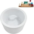 thumbnail image 4 of 41" Streamline N3760WH Soaking Freestanding Tub and Tray With Internal Drain, 4 of 7