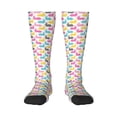 thumbnail image 2 of Picia Women Crew Soft Moisture-wicking Socks Colorful Rabbit Pattern Design Cotton Socks, One Size fit All, 2 of 9