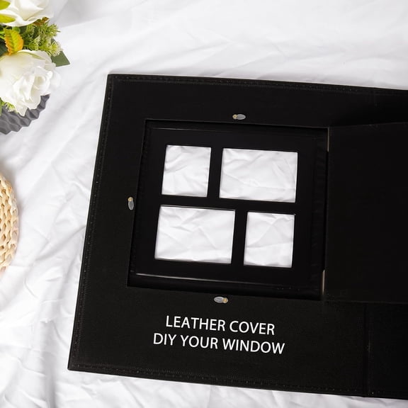 4x6 1000 Pockets Photos, Extra Large Capacity Family Wedding Picture Albums Holds 1000 Horizontal and Vertical Photos (Black)