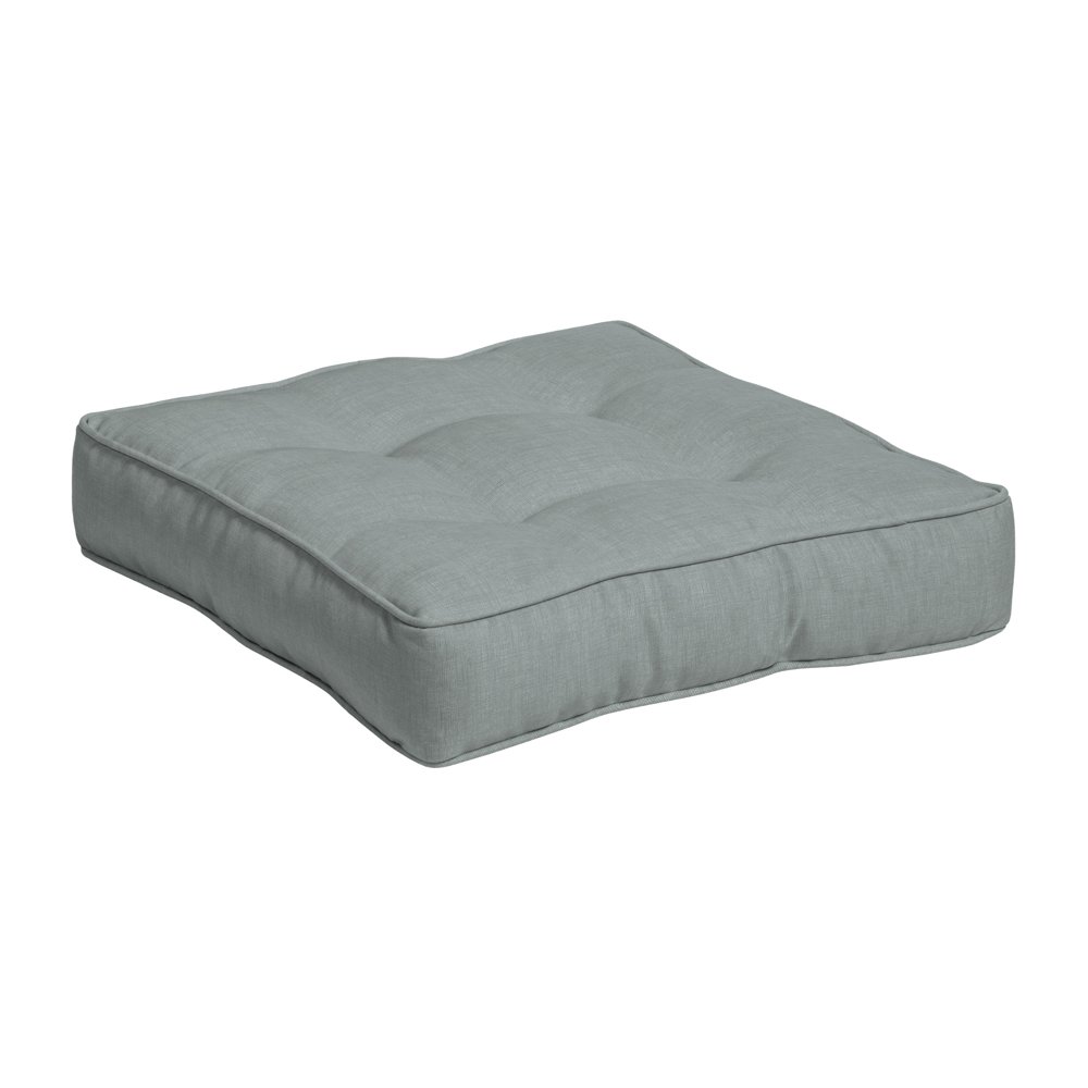 Arden Selections Plush BlowFill Stone Grey Leala Outdoor 24 x 24 in