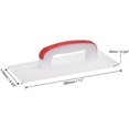 thumbnail image 2 of Masonry Plastering Trowel 11"x4.53" Plastic Concrete Float Drywall Finishing Building Trowel, 2 of 5