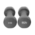 thumbnail image 1 of Par Mancuernas C/u 3.0 Kg Gris Iron Muscle, 1 of 4