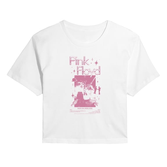 Pink Floyd - Pink Floyd Live Wywh Cropped Graphic T-Shirt