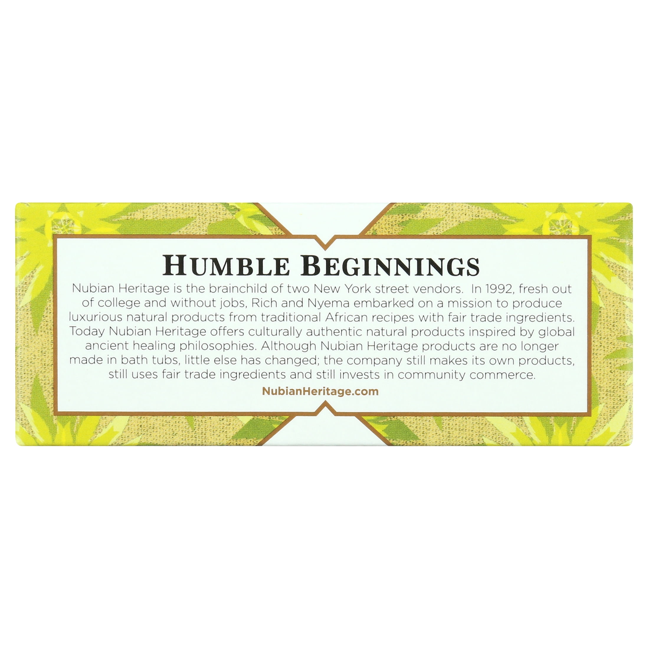 Nubian Heritage Bar Soap Indian Hemp And Haitian Vetiver - 5 Ounce
