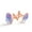 Color 3, variant on PhooArto Men's Classic Stainless Steel, Colorful Unicorn Butterflies Pattern Cufflinks Business Wedding Shirts, Rose Gold