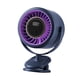 thumbnail image 4 of Ventilador portátil con clip, 6 velocidades, recargable por USB, pantalla digital, ligero azul, 4 of 9