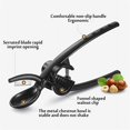 thumbnail image 5 of Nutcracker 2 in 1 Nut Cracker Stainless Steel Almond Walnut Sheller Clip Tool Clamp Plier Kitchen Utensils Dried Fruit Opener Nutcracker Tool (Color : A), 5 of 5