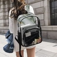 thumbnail image 6 of ALAZA Clear Backpack Marble Green PVC Transparent BookBag, 6 of 7