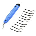 thumbnail image 1 of Deburring Tool With 10 Extra Blades Works On Metal Resin PVC And 3D Printed Edges Great For PVC Pipes Resin Art And Metal Work, 1 of 5