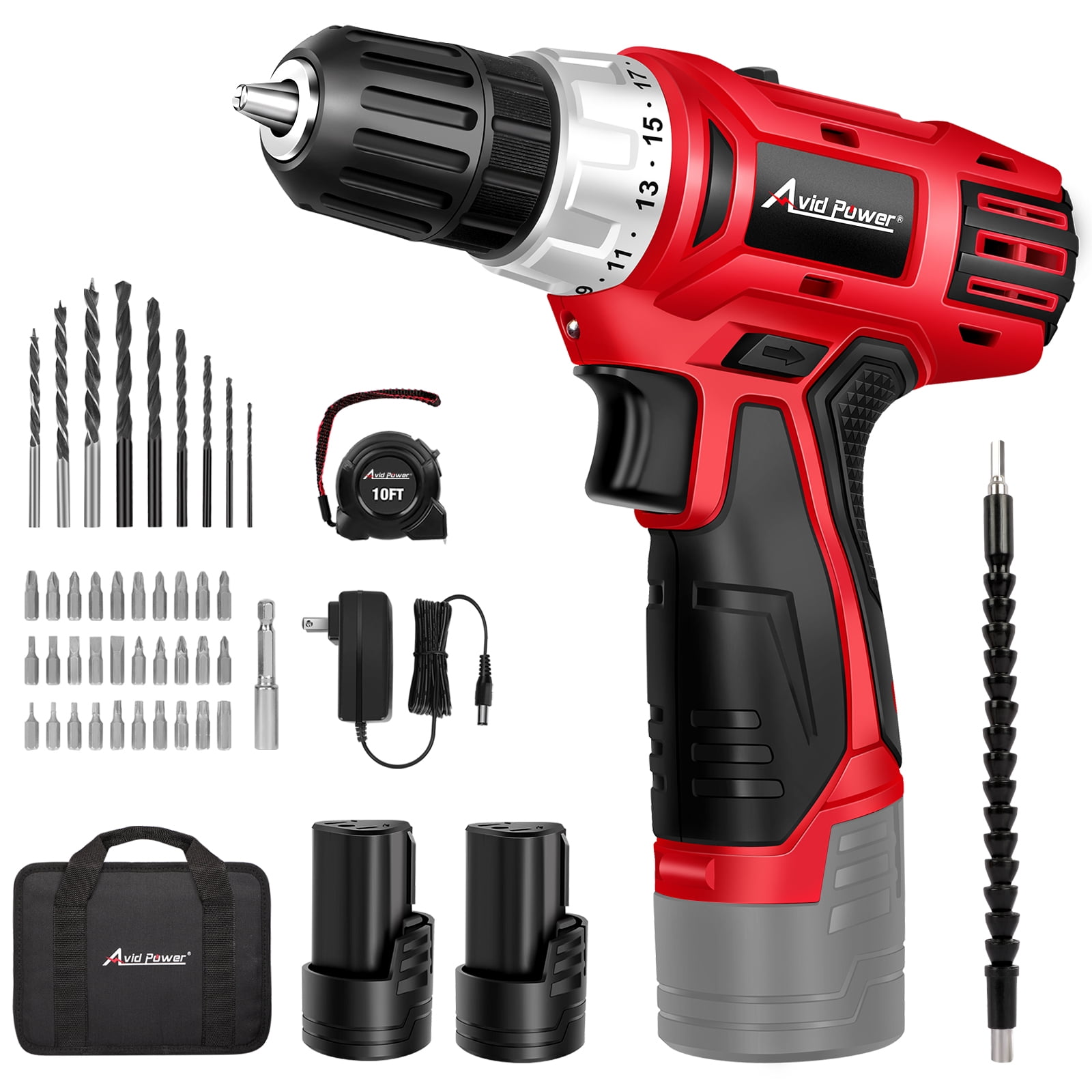 Terratek 18V/20V Cordless Drill Driver Kit 89pc Set atelieryuwa.ciao.jp