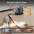 thumbnail image 2 of Uwant Portable Steam&Heating Carpet&Upholstery Cleaner Machine with 18Kpa Powerful Suction and Self- Cleaning Tools for Pets, Car and Furniture, 2 of 12