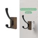 thumbnail image 3 of Wood Wall Hooks Compatible With Hanging - 4 Pack Coat Hooks Wall Mounted, 3 of 4