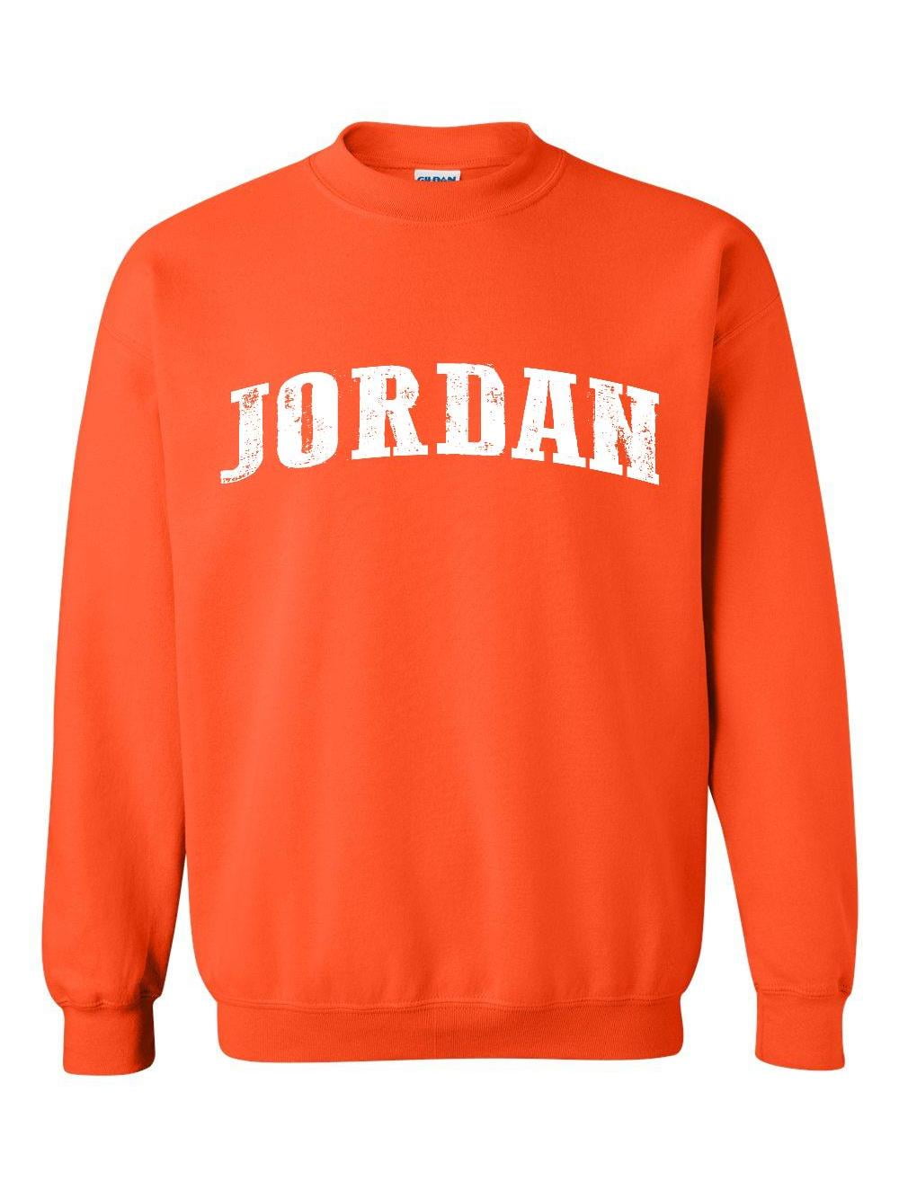 orange jordan sweatshirt