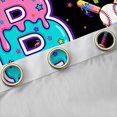 thumbnail image 4 of jejeloiu Letter B Monogrammed Black Out Curtains,Boys Ball Games Curtains Pack of 2 (42x63 Each) For Girls Kids, 4 of 6