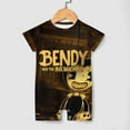 thumbnail image 4 of Bendy And The Ink Machine Baby Boy Girl Short Sleeve Romper Clothing Set Print Cartoon Baby Summer One Piece Jumpsuit, 4 of 8