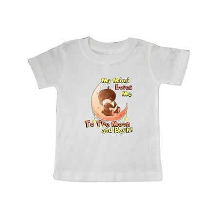 

Inktastic My Mimi Loves Me To The Moon and Back Gift Baby Boy or Baby Girl T-Shirt