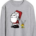 thumbnail image 3 of Peanuts - Christmas - Santa Snoopy - Men's Long Sleeve T-Shirt, 3 of 5