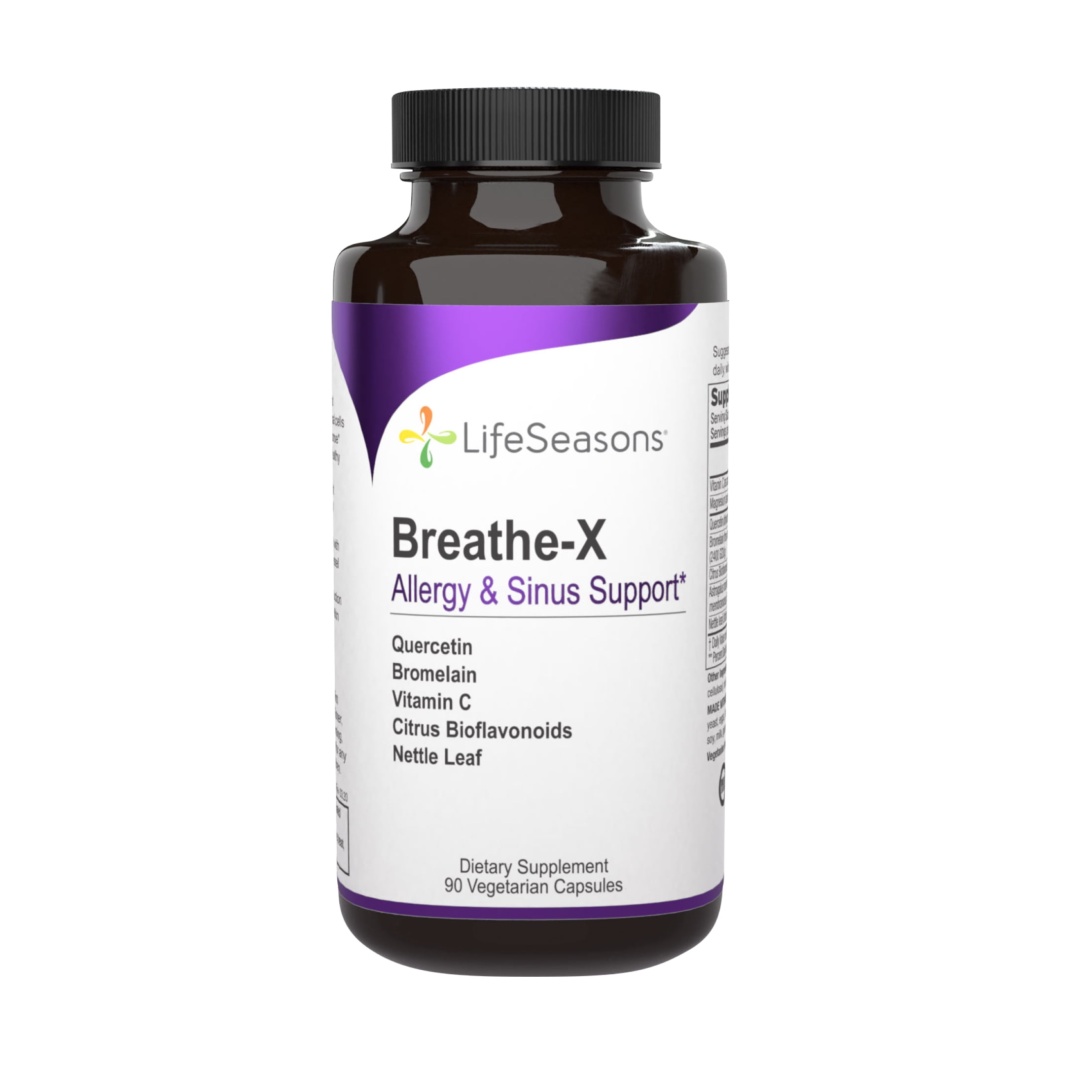 LifeSeasons BreatheX Fast Acting Allergy Relief Supplement Sinus
