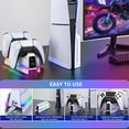 thumbnail image 4 of PS5 Controller Charger Station Compatible with PlayStation 5 Faceplates Edge & Dual Controller, 9 Lightings PS5 Accessories Charging Station, PS 5 Dock Stand with LED Indicator & On-off Switch & Cabl, 4 of 9