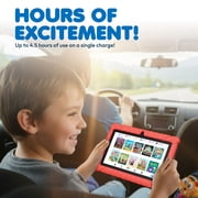 Contixo V8 Kids Tablets, Educational Tablets for Kids with Learning Apps and Kid-Proof Tablet Case, 7”, Red