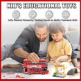 thumbnail image 2 of EXERCISE N PLAY City London Bus Station Building Blocks Set, 458 Pcs, Best Learning Roleplay Toys, 2 of 7