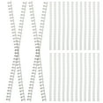 thumbnail image 1 of 100Pcs Loose Leaf Binder Rings Notebook Spiral Binding Coils Double Loop Wire Binding Rings, 1 of 9