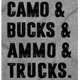 thumbnail image 2 of Camo Bucks Trucks Cute Hunter Son Hoodie Hooded Sweatshirt Men Brisco Brands L, 2 of 6