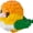 Orange, variant on Parrot Micro Building Bricks Kit Bird Thmed Blocks Set Decoration for Home and Office, Best Gift for Adults and Teens