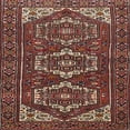 thumbnail image 1 of Ahgly Company Indoor Square Traditional Saffron Red Persian Area Rugs, 6' Square, 1 of 6