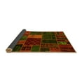thumbnail image 2 of Ahgly Company Indoor Square Oriental Yellow Modern Area Rugs, 3' Square, 2 of 4
