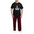 thumbnail image 5 of CafePress - I Stand With Ukraine Pajamas - Men's Dark Loose Fit Cotton Pajama Set, 5 of 7