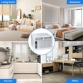 thumbnail image 3 of 2 Pack 6000 BTU Compact Remote Control Window Air Conditioner, White, 3 of 8