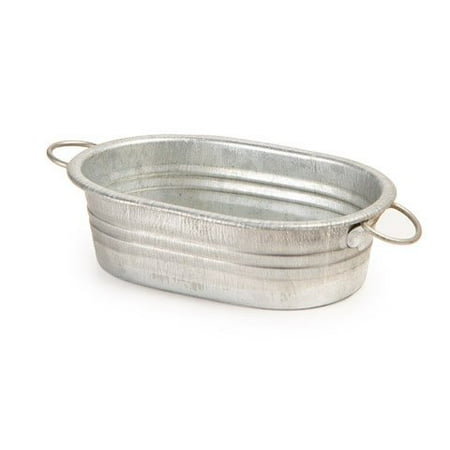 Galvanized Beverage Tub - Galvanized Tub - 4 Inches