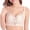 Beige, variant on SHOPESSA Women's Bra Wire Free Underwear Large Size Thin Cup Lace Sexy Braon