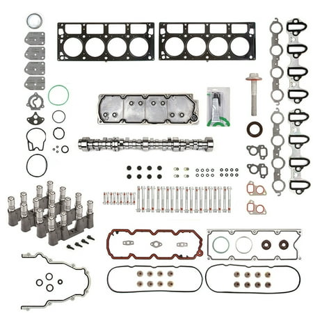 LABLT Cam Gaskets Bolts Lifters + More Disable Kit Replacement for 2007-2013 Silverado Chevy 5.3 AFM DOD