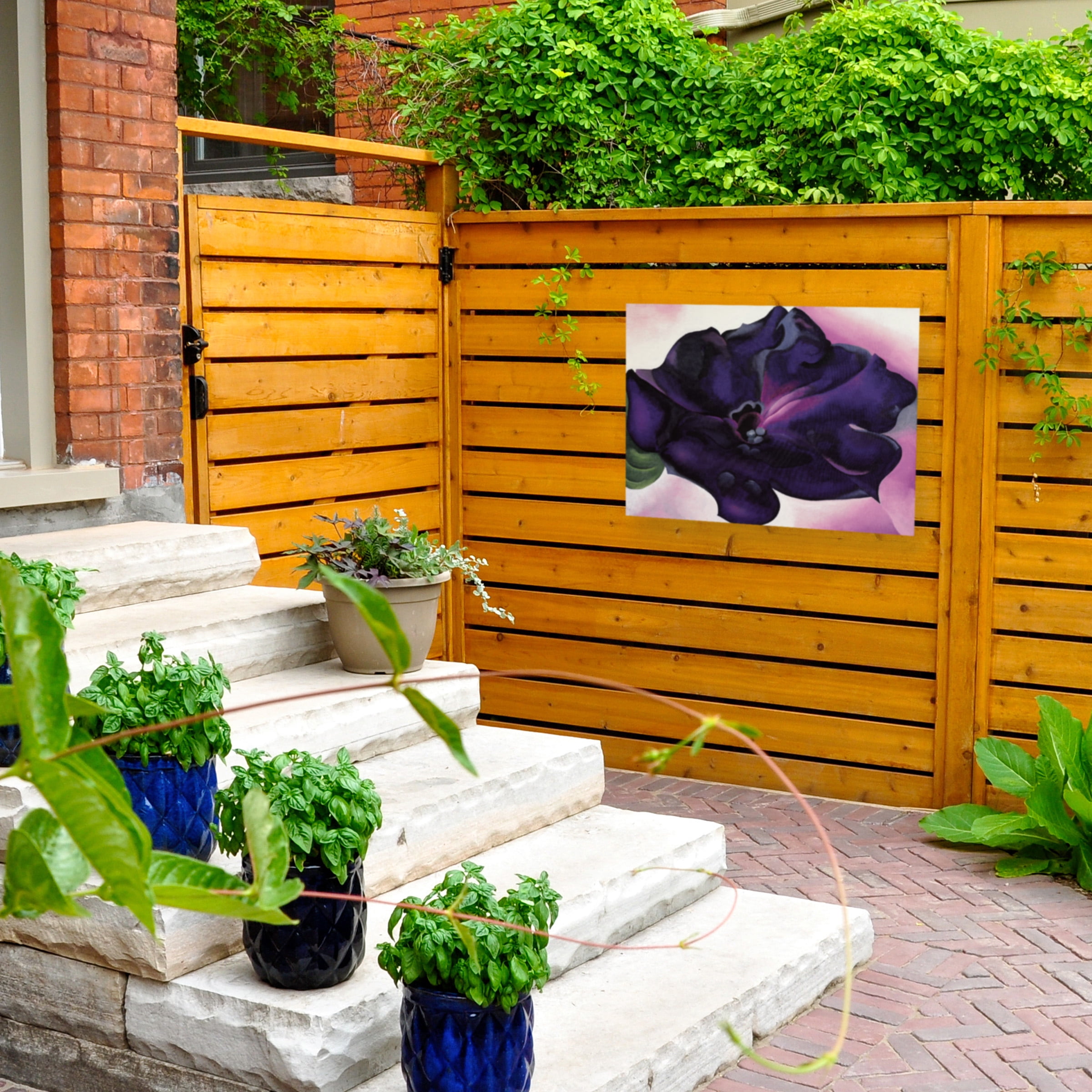 Georgia O'keefe 'Petunia' Outdoor Canvas