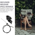 thumbnail image 4 of Miangastore Poignée de Traction de Déverrouillage de Fauteuil Inclinable Pièces de Rechange avec Câble Accessoires de Fauteuil Inclinable, 4 of 8