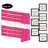 Alnoor USA 7- Pcs Pink Bachelorette Bride to Be (White) and Bridesmaid Sashes (Pink) Set- Bachelorette Sashes for Bachelorette Party | Bride Sash for Bridal Shower | Bride Tribe for Bachelorette Party